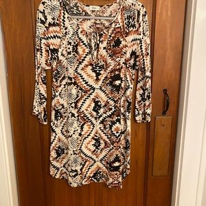 Glam tunic/mini dress. Multi-colored and very flattering.